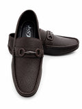 Men’s Premium Leather Loafers – Stylish Buckle Design | Black & Brown